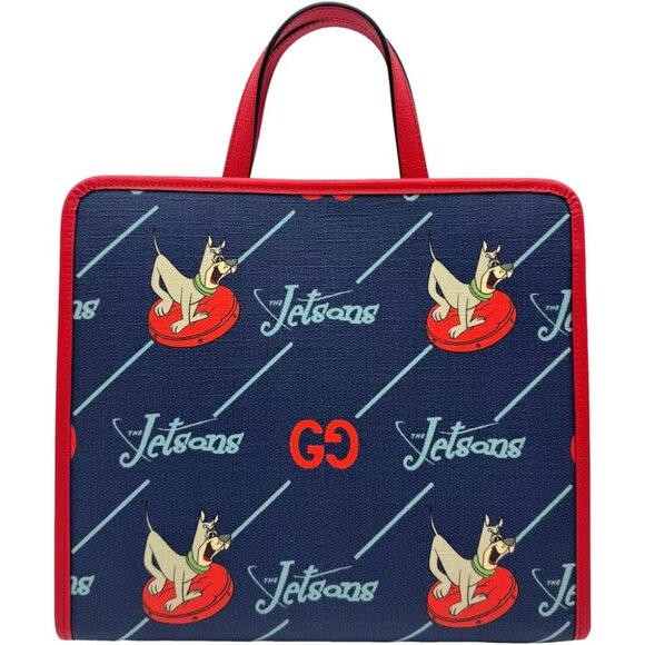 Authentic GUCCI x Jetsons Children Tote Bag 605614 Blue Canvas #36636221 - Picture 3 of 13